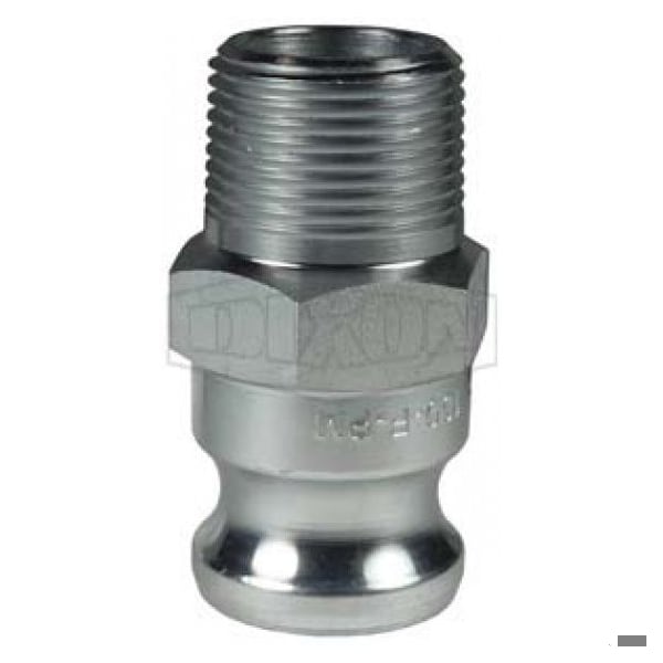 Boss-Lock Type F Cam and Groove Adapter, 1-1/2 in, Male Adapter x MNPT, Malleable Iron, Domestic